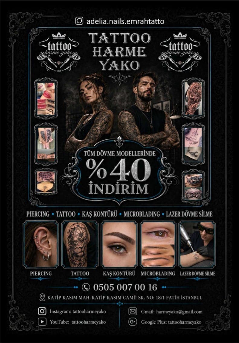 Tattoo Harme Yako stüdyo çalışması